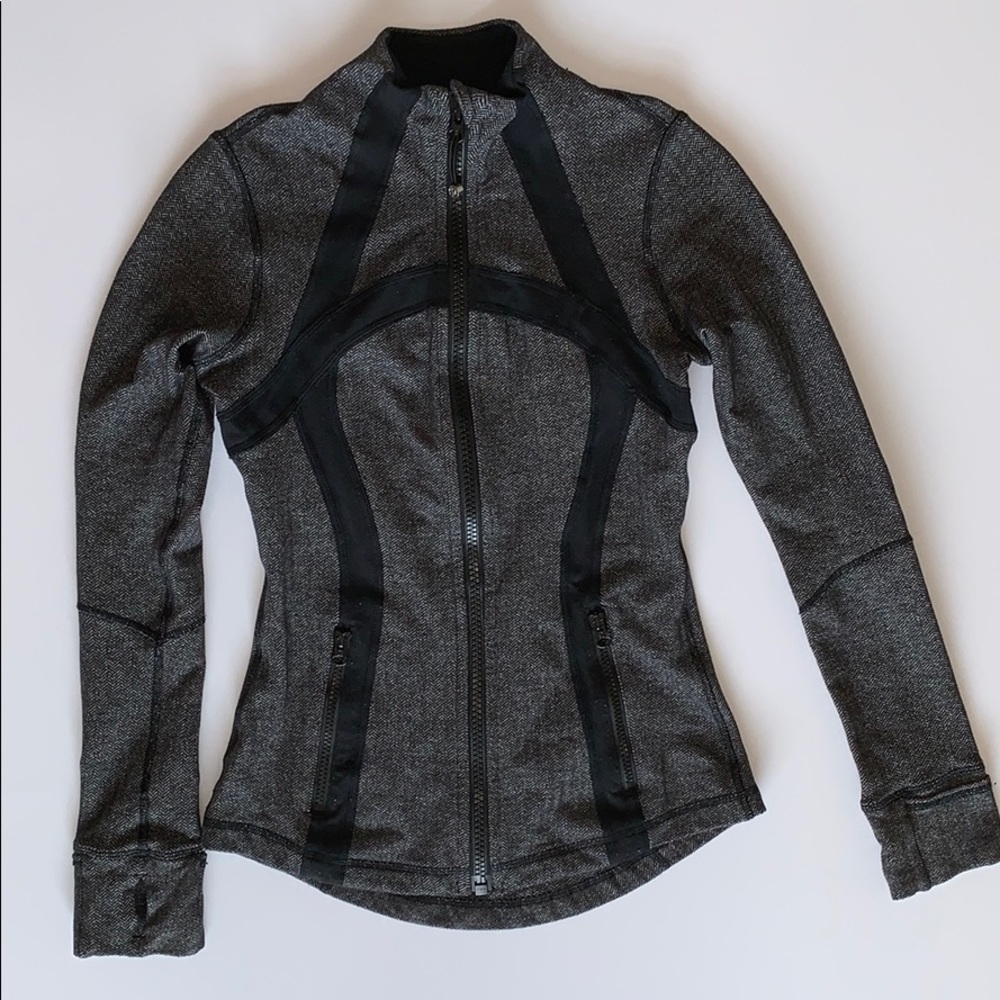 Lululemon Define Jacket Gray Black Size 4